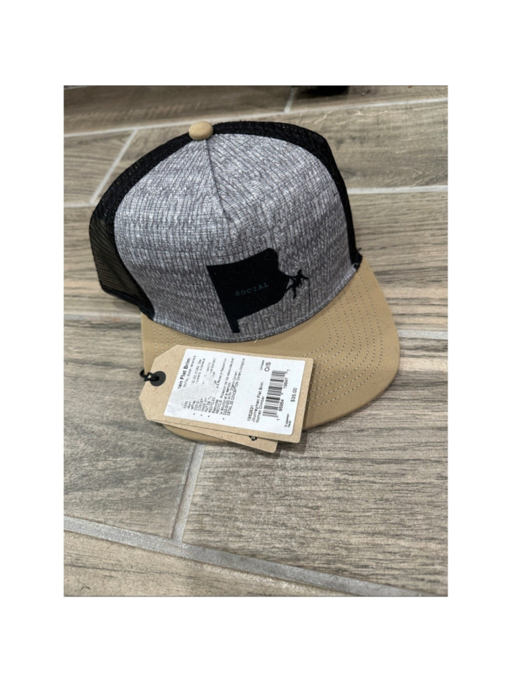 Prana NWT Journeyman flat brim Nomad climber Social